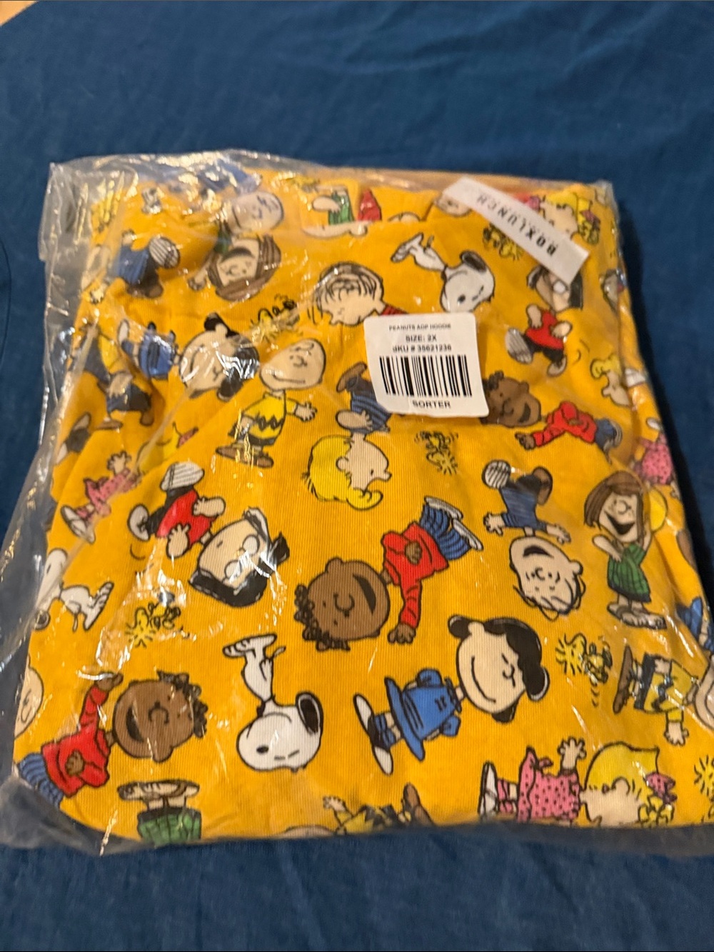 Kids Yellow Peanuts Character Hoodie